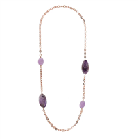Collana Bronzallure Donna in Lega metallica Ametista WSBZ02177LAVENDER - WSBZ02177LAVENDER